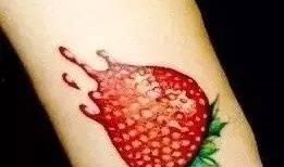 吃瓜纹身网红图片,潮流与个性的完美融合